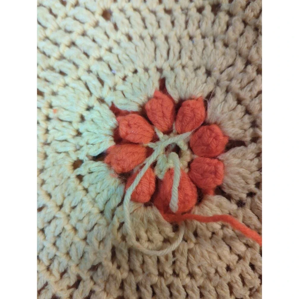Handmade vintage knitted